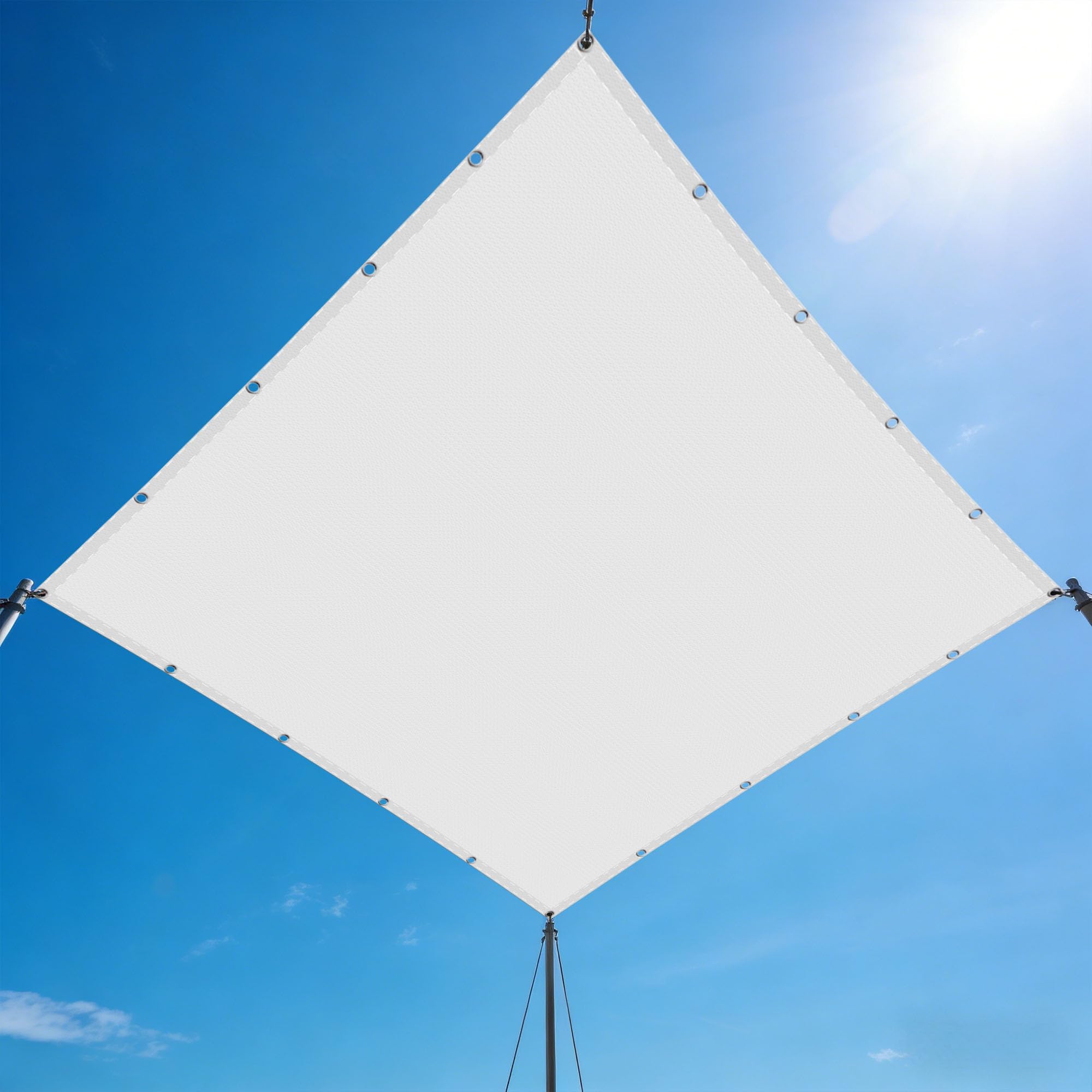 Voile d'ombrage de jardin terrasse pour aménager le plein air