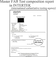 Vista 3 de Master FAB - Tela negra 100% de algodón, tela popelina por yarda para coser, manualidades, diseño de moda, estampado floral, tela lavable (negro)