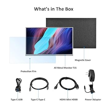 Amazon.co.jp: ポータブルモニター ZSCMALLS 15インチ フルHD
