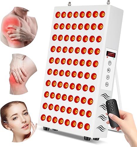 Miniatura 8 de Terapia de luz roja para cara y cuerpo, lámpara de terapia de luz roja yasinaner de 660 nm roja y 850 nm de luz infrarroja cercana, dispositivo de
