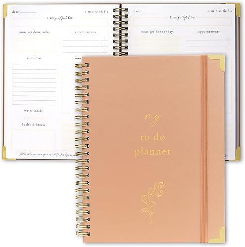 Cuaderno de lista de tareas simplificadas, planificador diario estético para organizar fácilmente tus tareas y aumentar la productividad, elegante