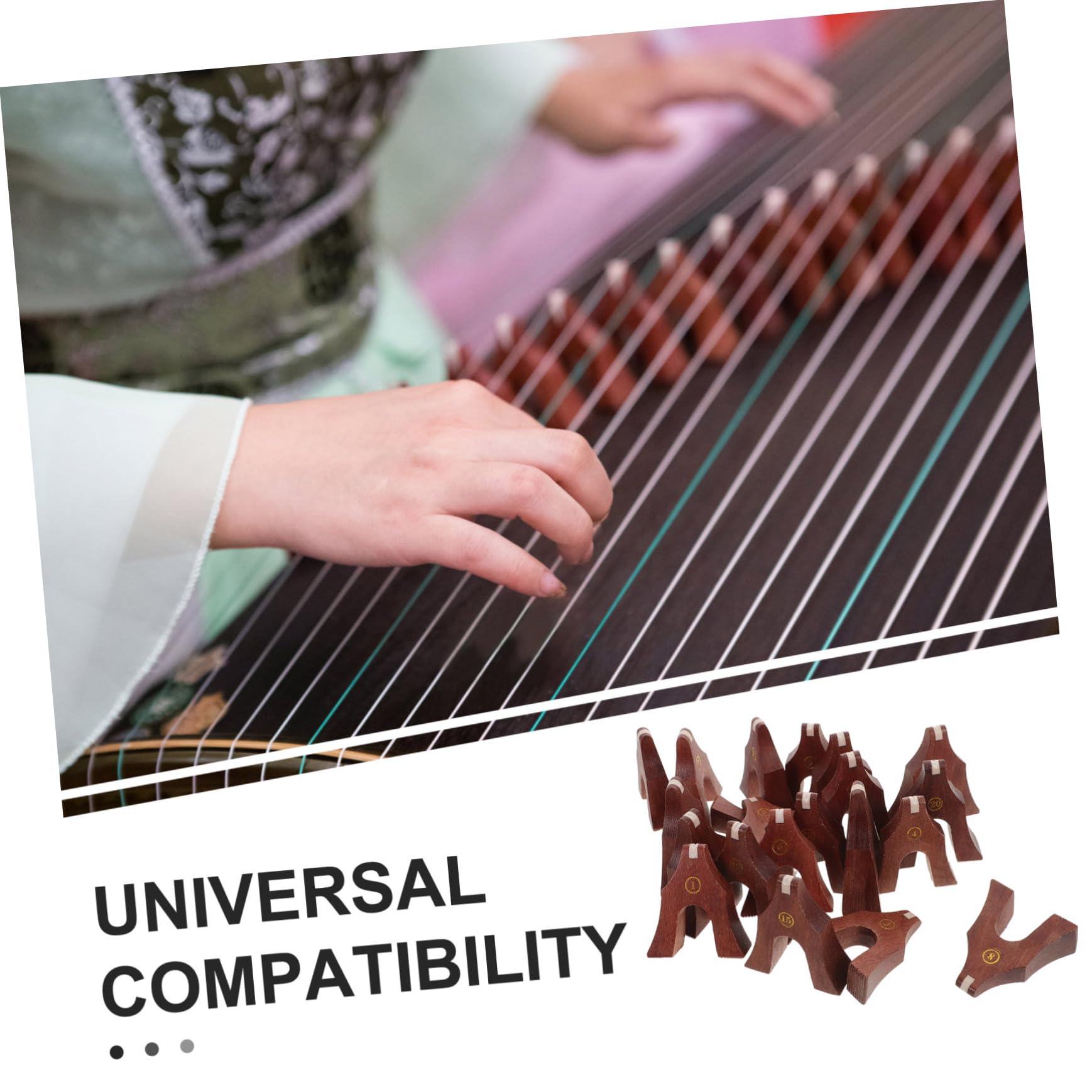 Guzheng Brücke, 1 Satz, Ersatzteil für Instrument