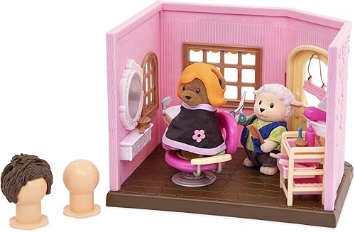 Miniatura 2 de Li'l Woodzeez Juego de teatro Honeysuckle con muebles y accesorios en miniatura - Colorido juego infantil para juegos imaginativos - Figuras de