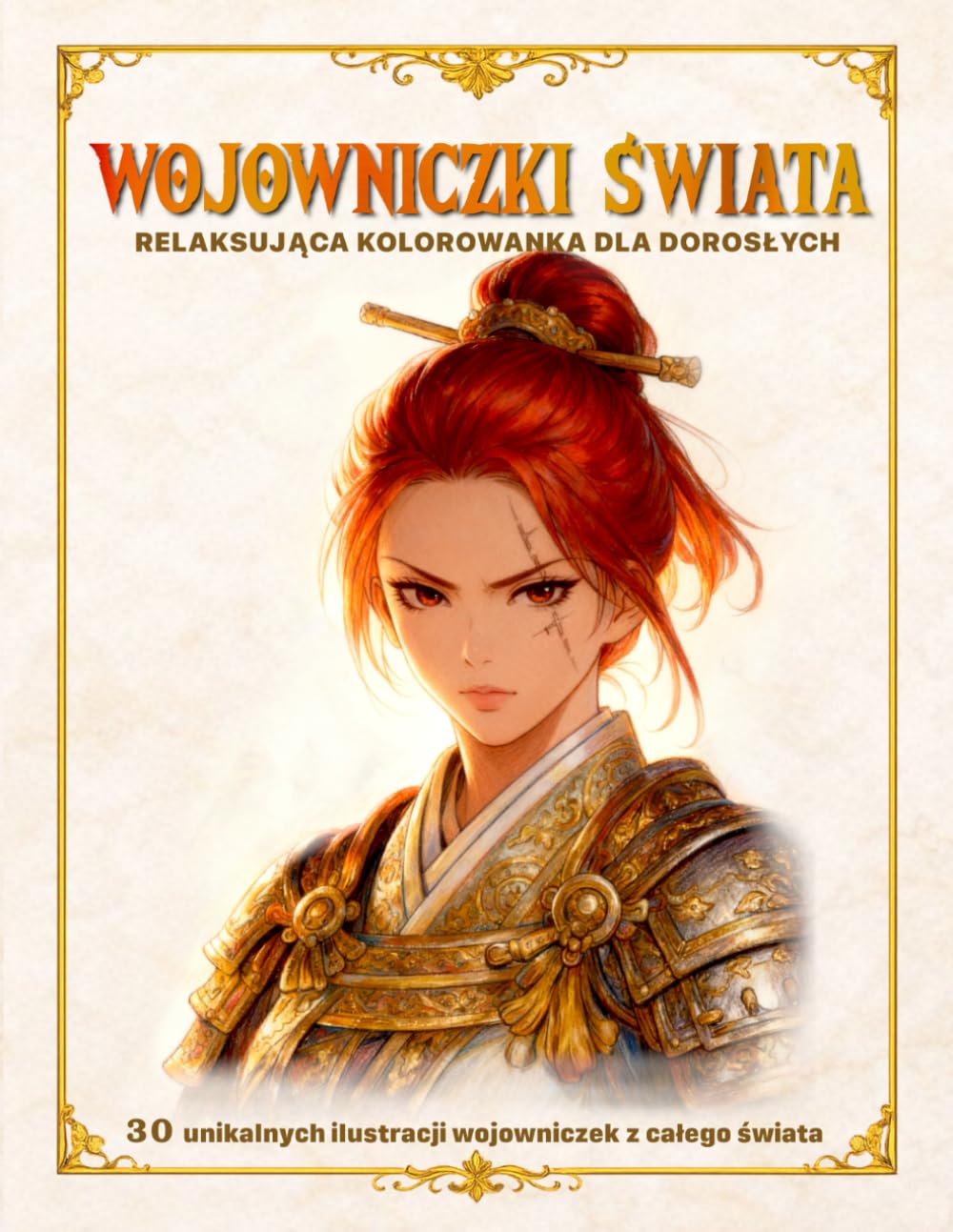 Wojowniczki Świata: Relaksująca kolorowanka dla dorosłych (Warrior Women)