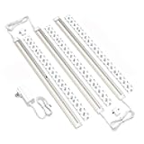 EShine Hand Wave Activated Under Cabinet LED Lighting Kit, Dimmable, 3-Pack 20 in - Touchless Dimming Control, White Under Counter Lights for Kitchen, Garage, Office, Shelf - Warm White (3000K)