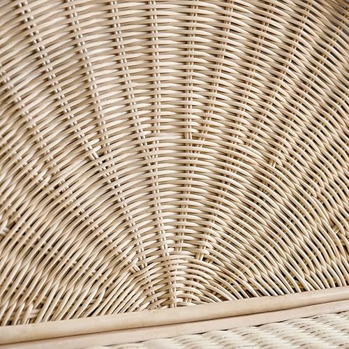 Miniatura 5 de UNNS Estantería nórdica de ratán para estantería armario de suelo de cuatro pisos estantería de almacenamiento para sala de estar estante de