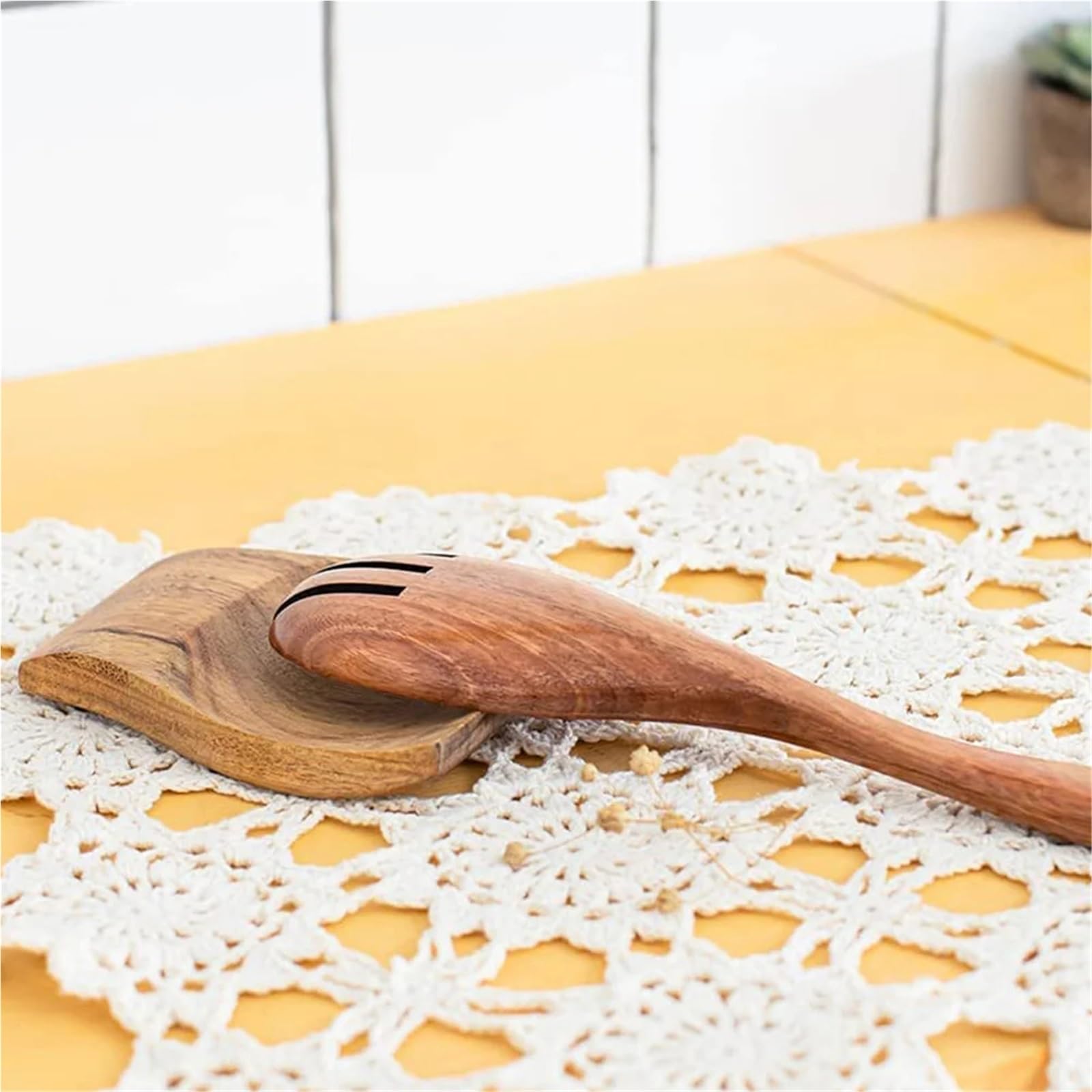 3 stücke Holz Löffel Rest Utensil Küche Schöpfkelle Rack Kochen Spatel Utensilien Halter für Kochlöffel, Schöpfkellen