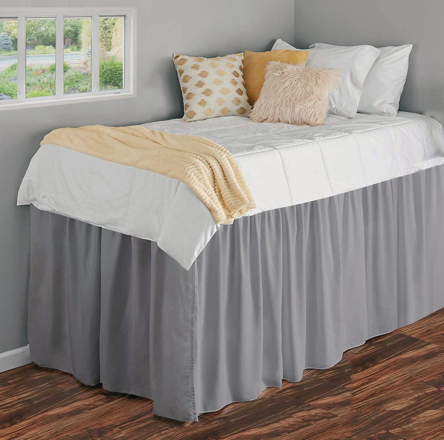 Amazon.com: Dorm Room Bed Skirt Twin XL 