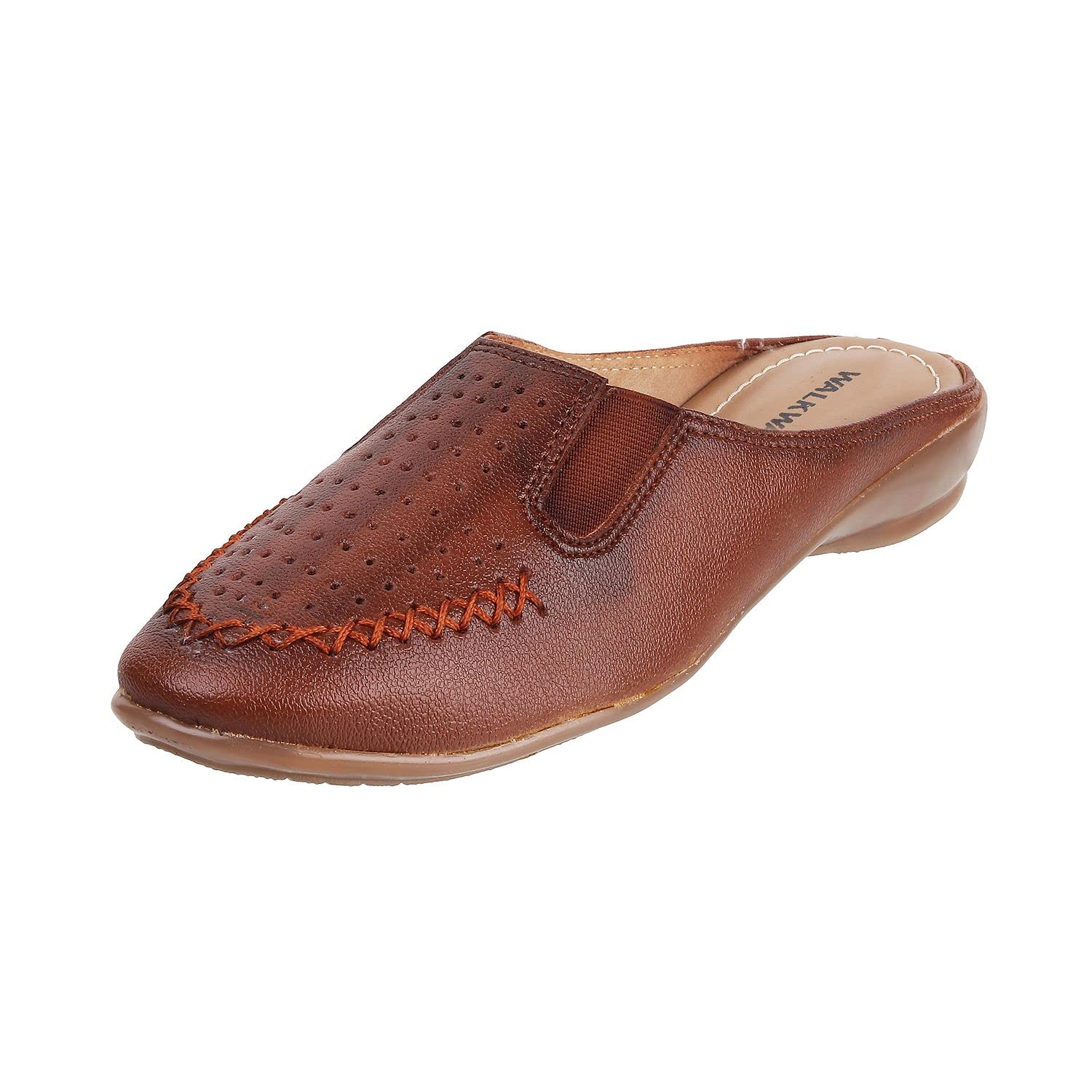 Women Tan Synthetic Slip Ons,EU/39 UK/5 (31-4956)-image-40