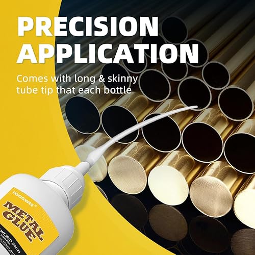 Miniatura 4 de Metal Glue - Oily Glue, FOOGWEE 30g Metal to Metal Glue, Strong Bond, Instant Super Glue for DIY Craft, Model, Pottery, Tile, Glass, Plastic, Metal,