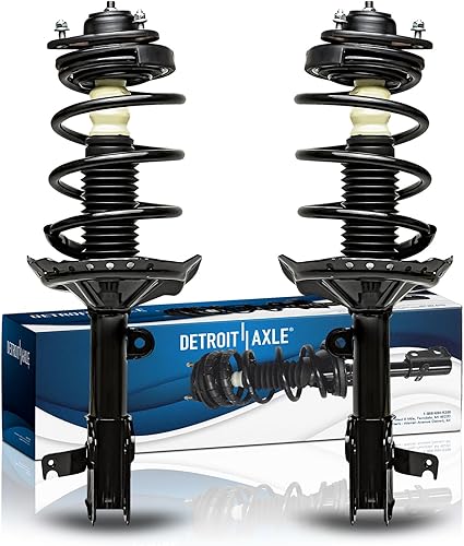 Miniatura 36 de Detroit Axle - Par de puntales traseros para Hyundai Accent 2000-2005, 2 puntales listos con montaje de resorte helicoidal 2001 2002 2003 2004