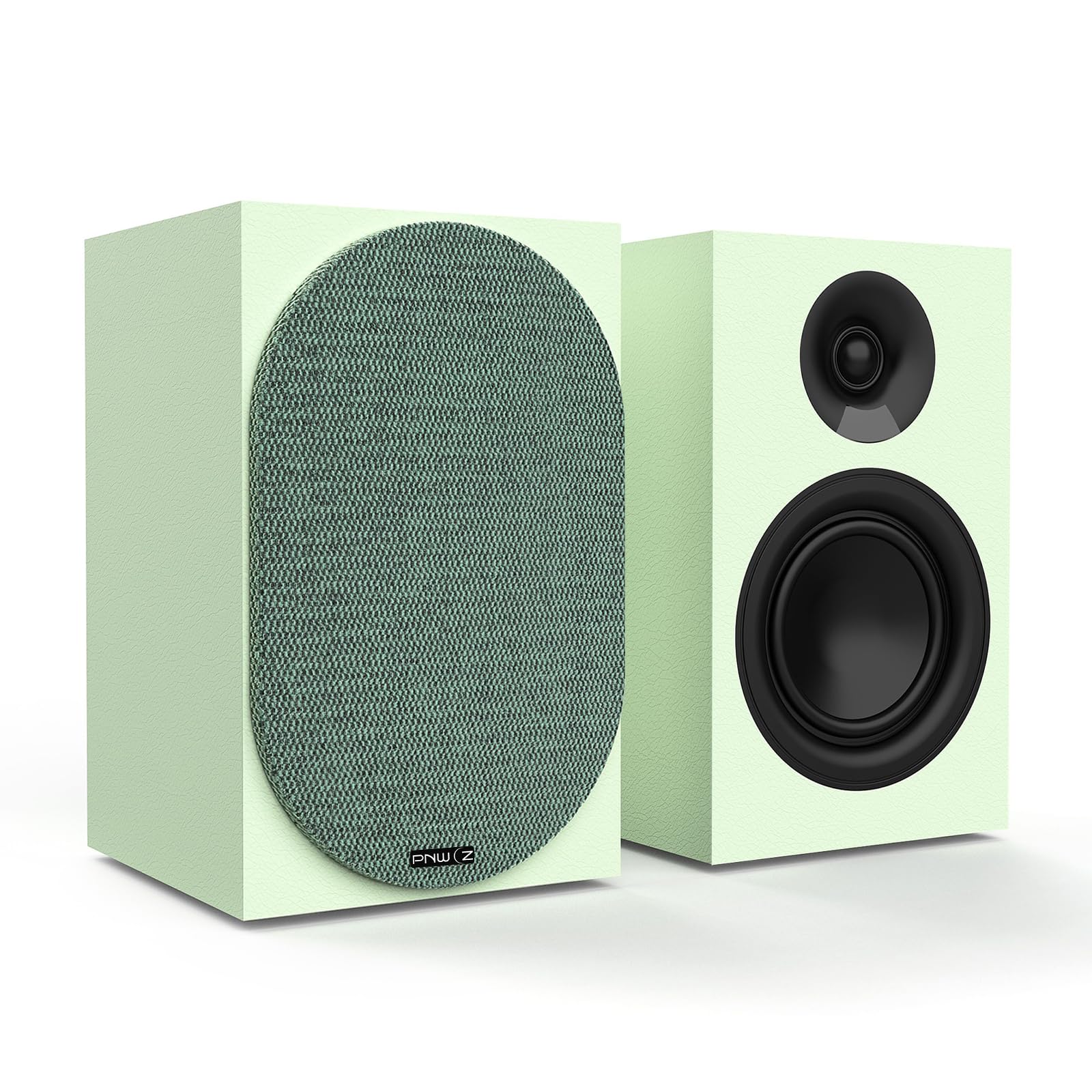 Enceinte de bibliothèque passive de 5,25″ en vert avocat – Avec grille de protection magnétique amovible (boîtier en bois de qualité supérieure, son Hi-Fi) (vert) – Nécessite un amplificateur ou - Les Beatles, Paul McCartney, John Lennon, RIngo Starr, George Harrison Enceinte de bibliothèque passive de 5,25" en vert avocat - Avec grille de protection magnétique amovible (boîtier en bois de qualité supérieure, son Hi-Fi) (vert) - Nécessite un amplificateur ou