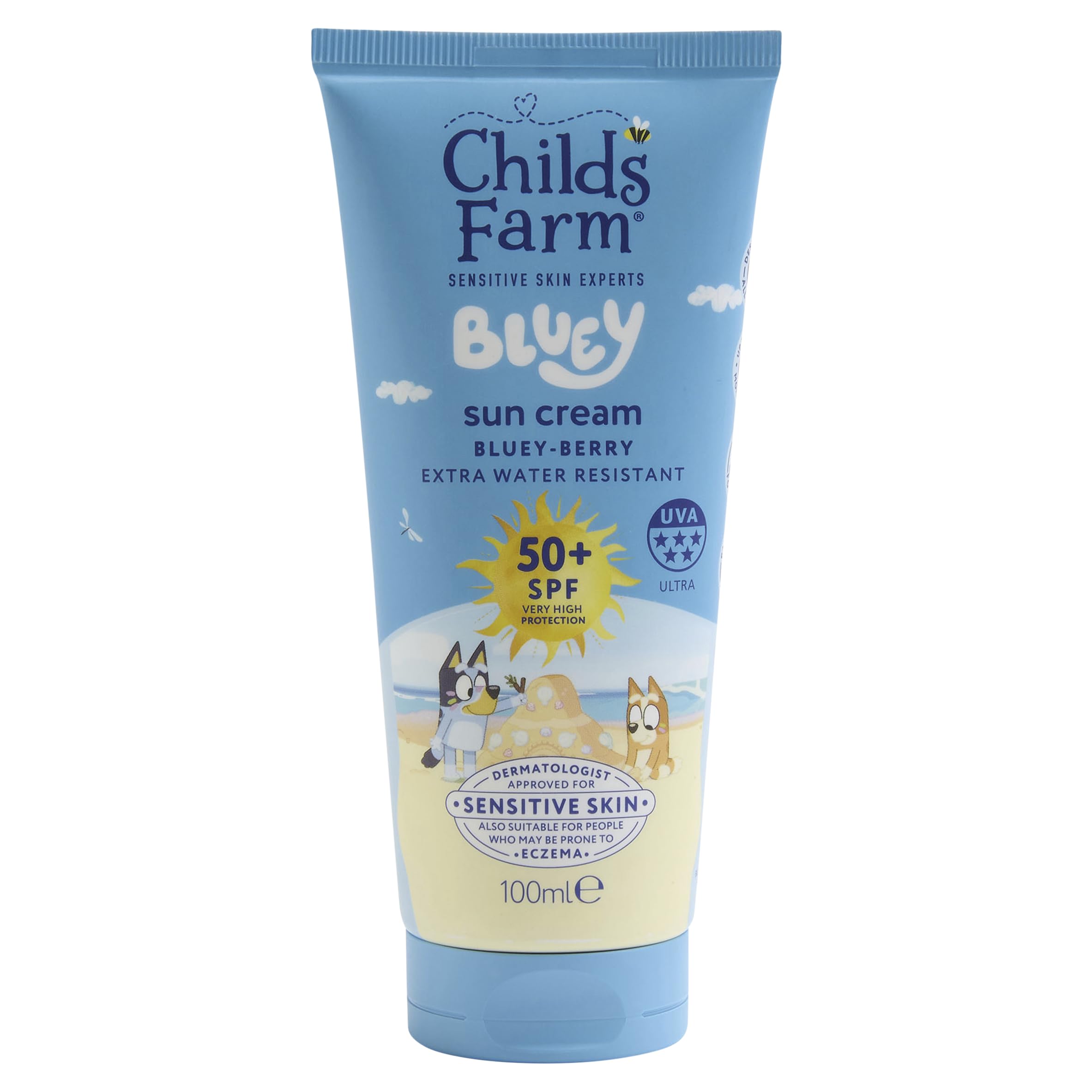 Childs Farm Bluey SPF50+ Sun Cream Bluey-berry 100ml