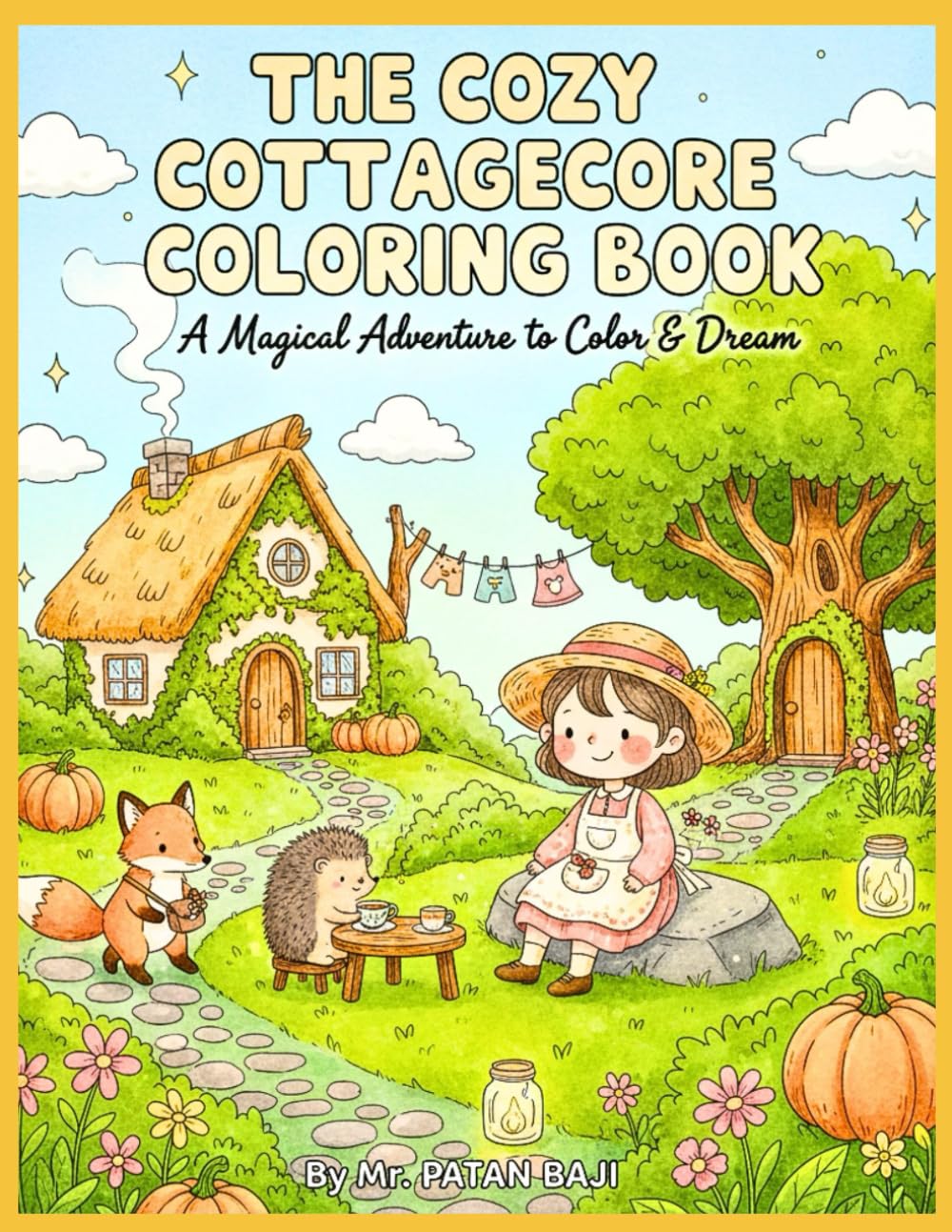 The Cozy Cottagecore Coloring Book: A Magical Adventure to Color & Dream