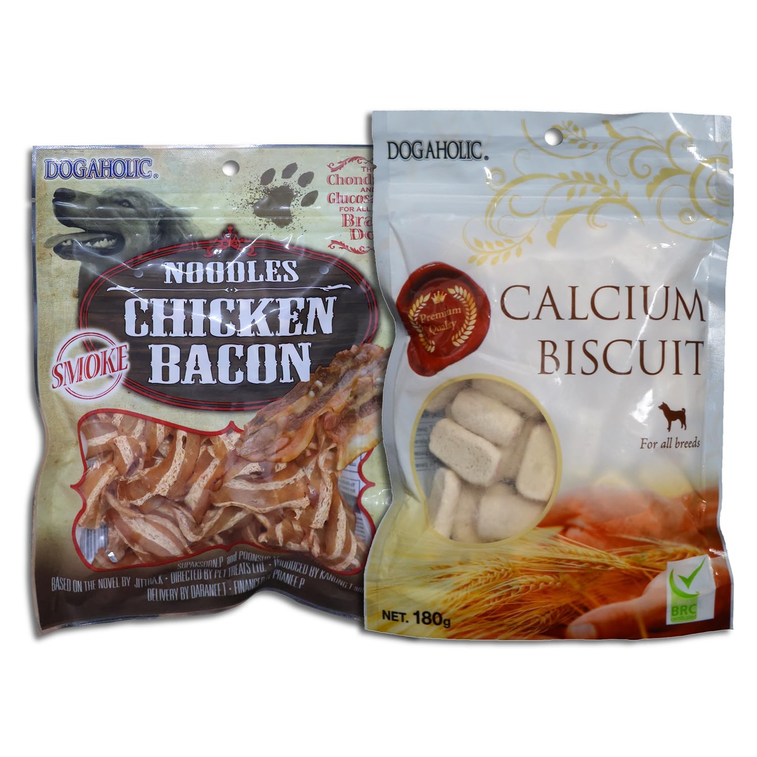 Rena Combo Snacks with Two Different Taste (Noodles Chicken Bacon Strips, Smoke & Dogaholic Calcium Biscuit Dog Treat 180 g) (B08HQXTQTD) Amazon Price History, Amazon Price Tracker