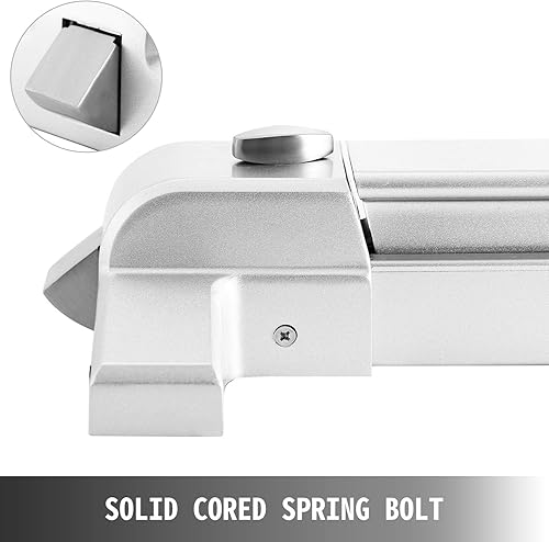 Miniatura 4 de VEVOR Dispositivo de salida de pánico de barra de empuje, con palanca exterior, barra de salida de emergencia comercial Dispositivo de salida de