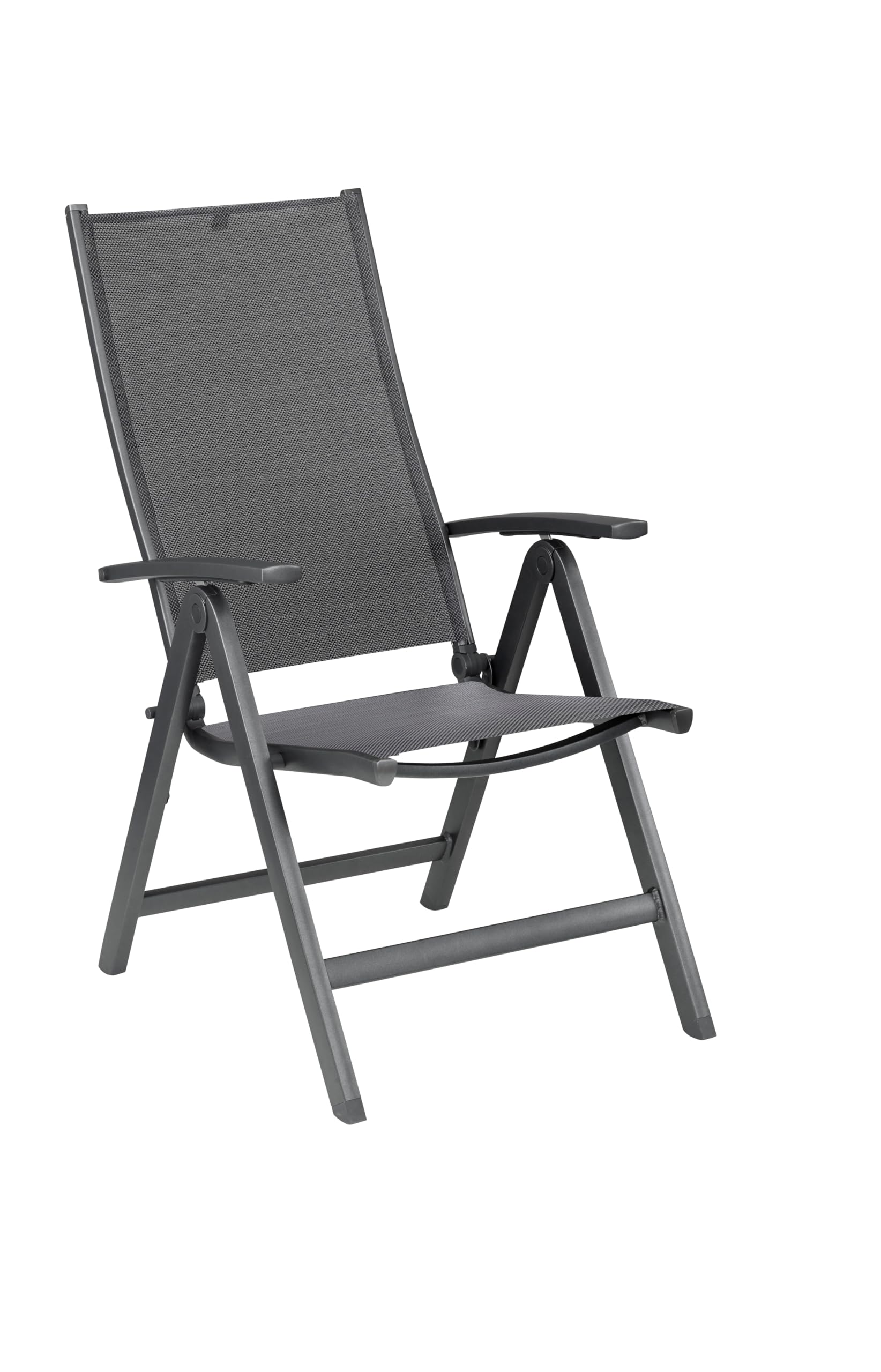 KETTLER Simply Multiposition Chair, Anthracite Matt/Graphite, Aluminium/Outdoor Fabric