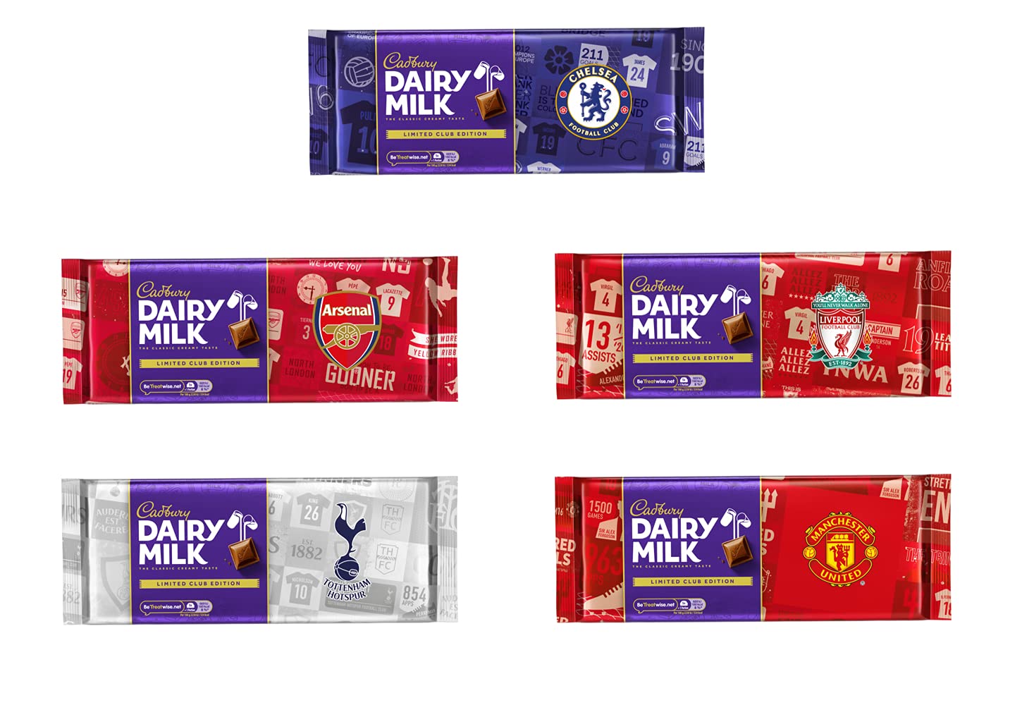 cadbury Dairy Milk Liverpool Football Club Edition Chocolate Gift Bar
