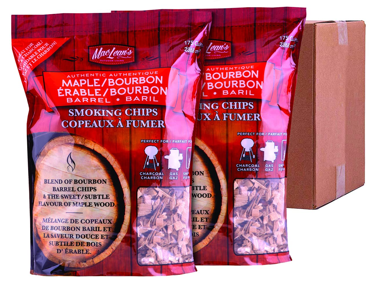 MacLean's Maple/Bourbon Blend Wood Chip Bundle