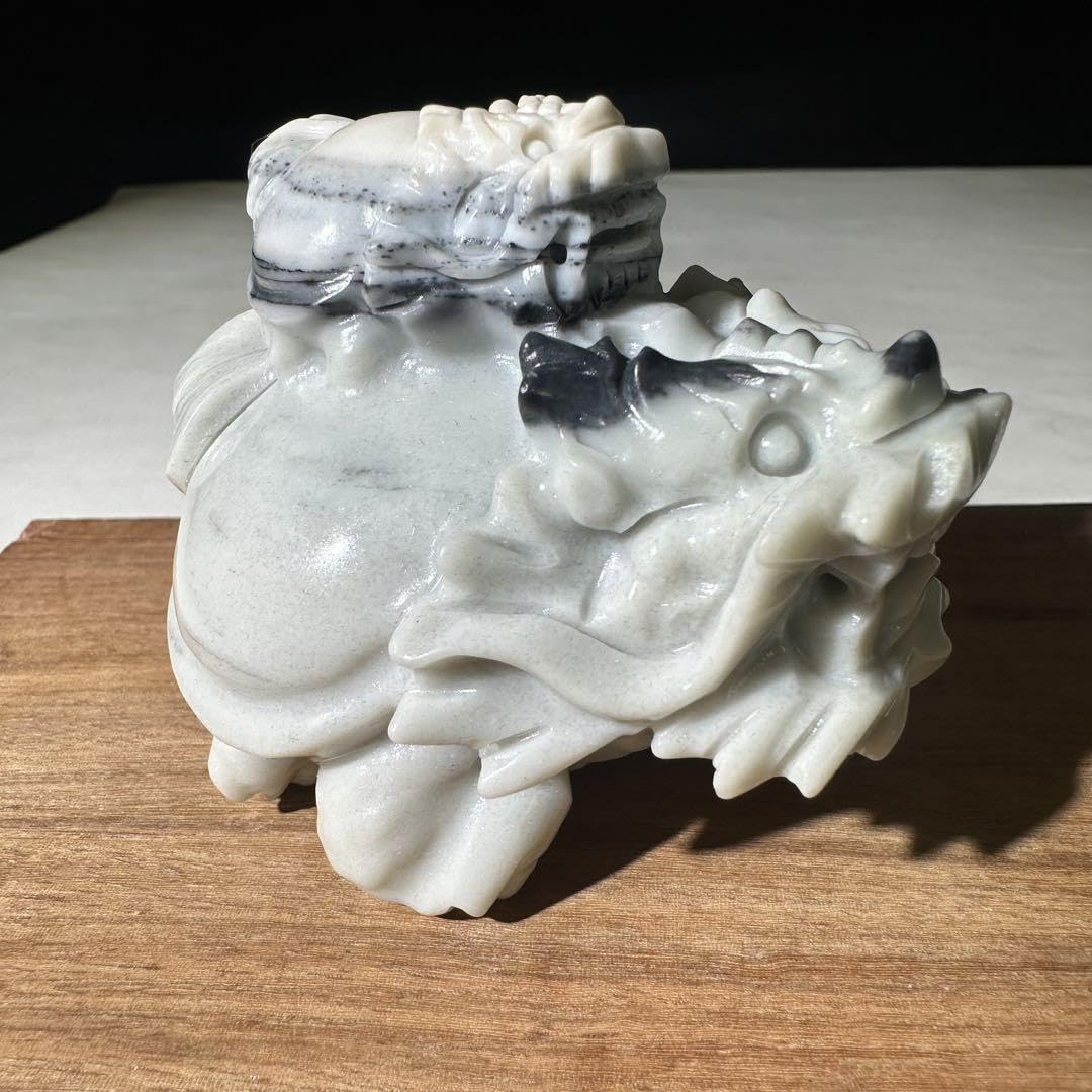 天然石太極石の龍　置物　ご購入前に在庫確認必要G.156 天然石太極石の龍 置物 ご購入前に在庫確認必要G.156