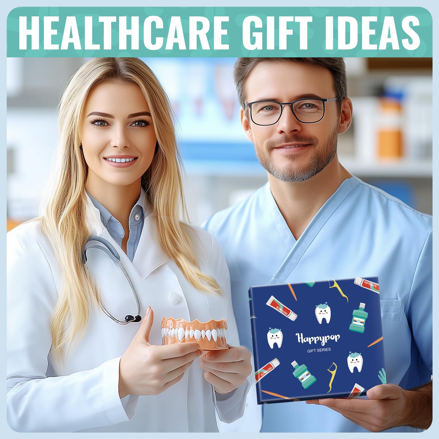 HAPPYPOP Surgeon Gifts for Men Women - Chiropractor Pharmacy Technician Gifts Socks