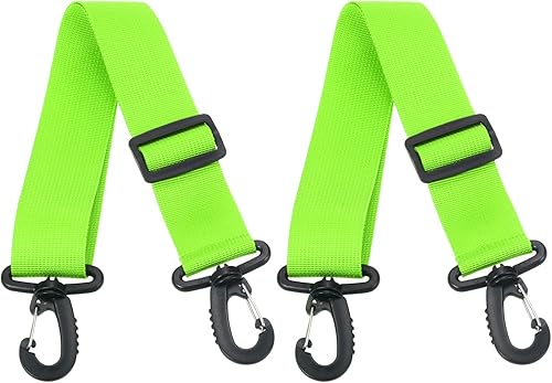 PATIKIL 2 correas ajustables para botas de esquí, para patinaje sobre ruedas, botas de esquí, patines de hielo, color verde claro