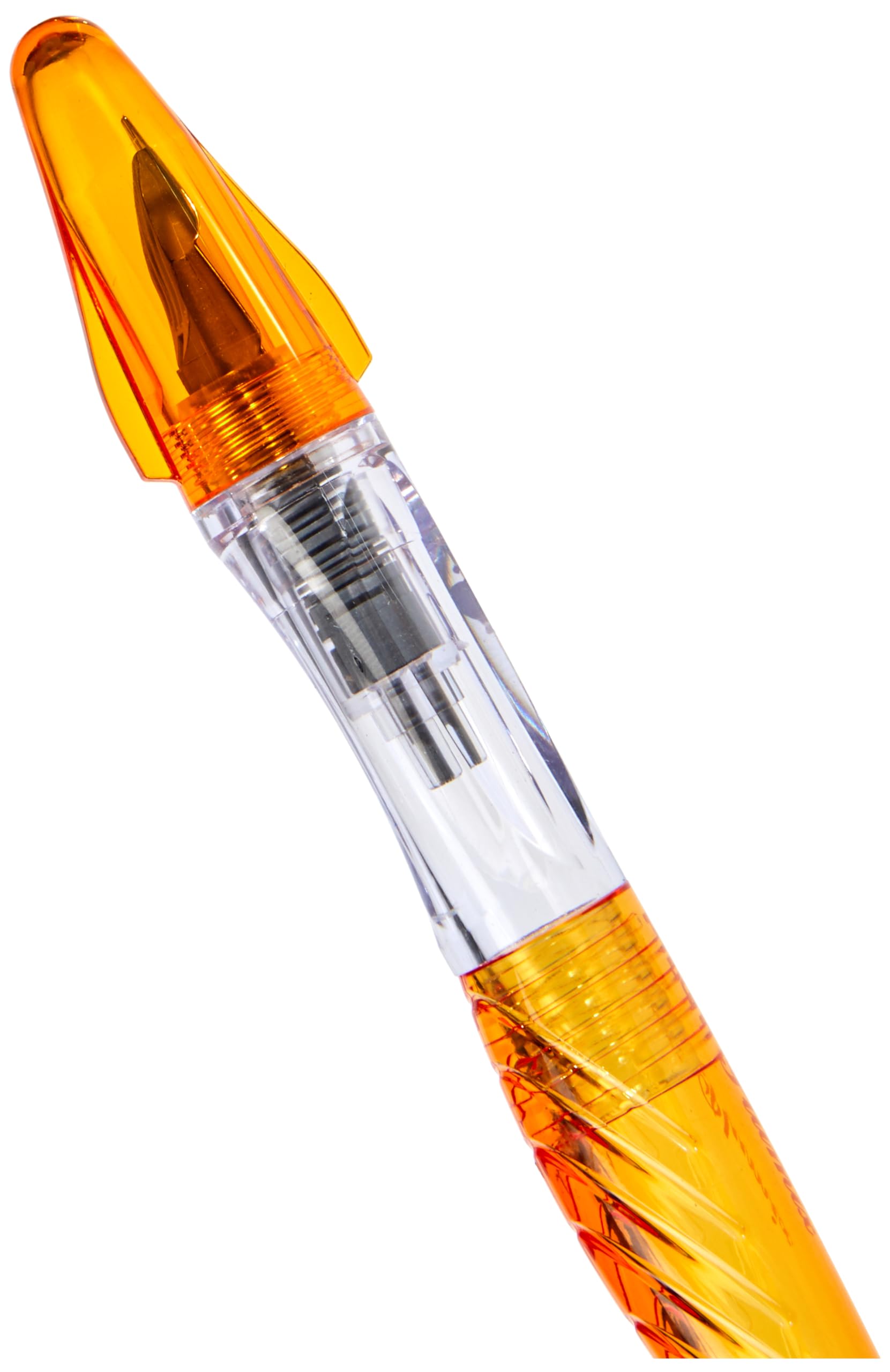 Lot 4 Stylos Plume Plumix Neon + 1 Index Adhésif Blumie - Corps Plastique, Couleurs Aléatoires