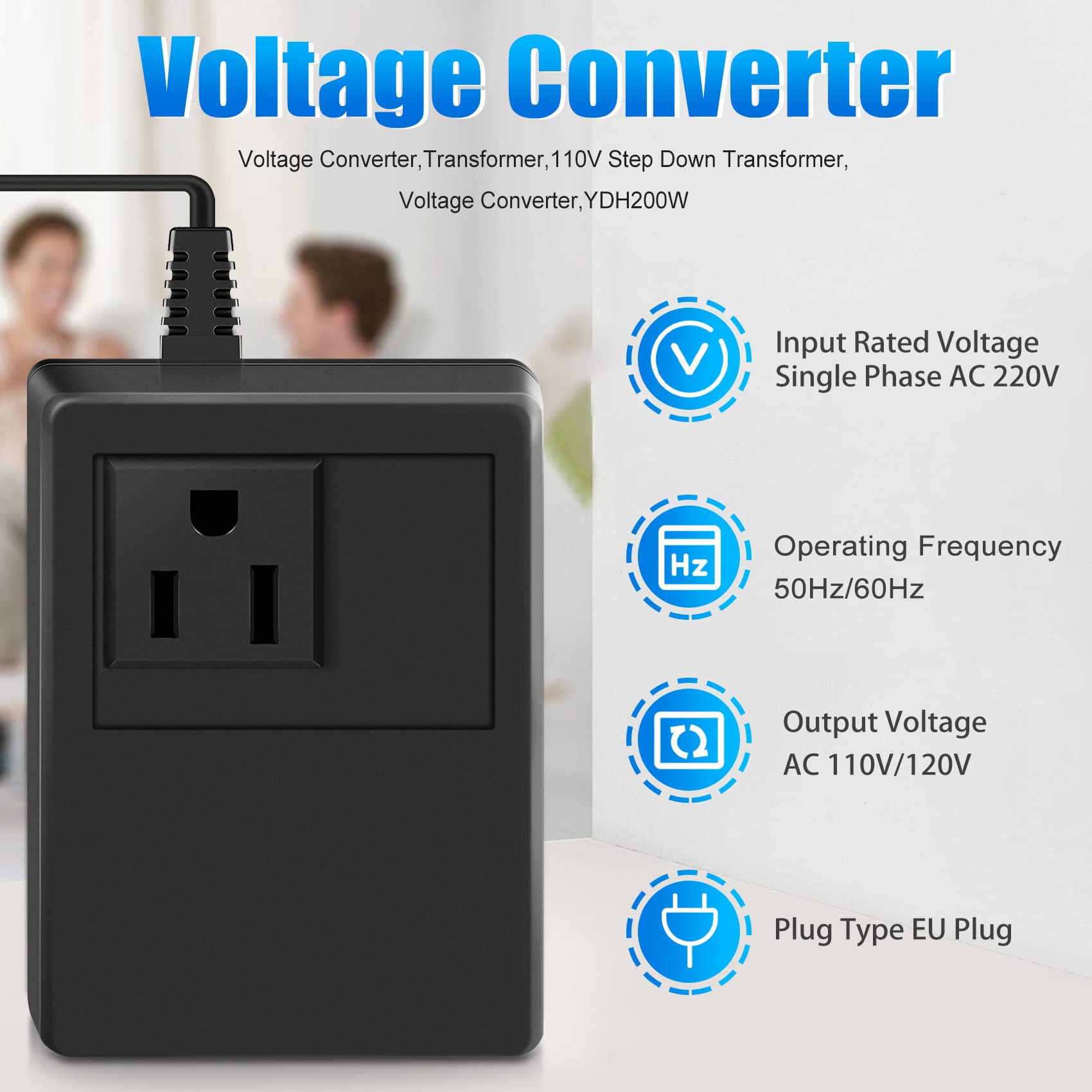 Trasformatore Di Tensione 110V Per Europa - Per Apparecchi Fino A 70W - Foto 13