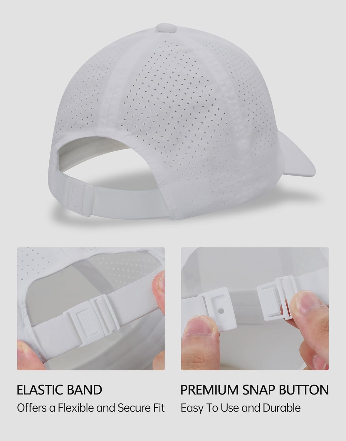 Pioneer Camp Quick Dry Baseball Cap for Men Women UPF Sun Hats Breathable Adjustable Mesh Lightweight for Golf Hiking Running - Image 3