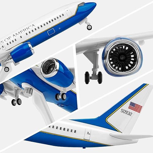 Miniatura 8 de Joylluoan 1130 Modelo American Delta Modelo Avión Aleación Diecast Aviones Modelo Avión