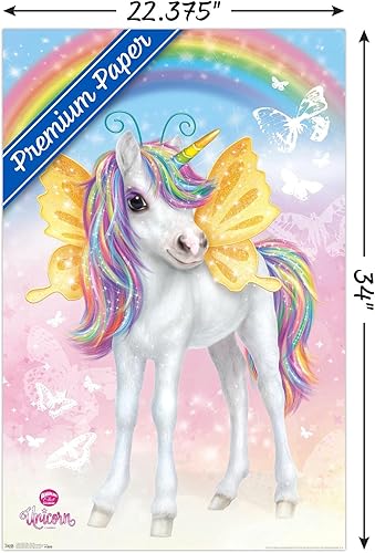 Miniatura 3 de Trends International Animal Club - Póster de pared de unicornio, 22.375 x 34 pulgadas, versión premium sin marco