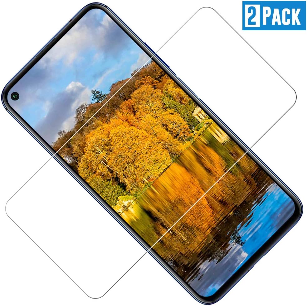 TOCYORIC Honor 20/Honor 20 Pro Screen Protector, Huawei Honor 20/Honor 20 Pro Tempered Glass [2 Pack] [Case Friendly] [9H Hardness] [HD Clear] Screen Protector for Huawei Honor 20 and Honor 20 Pro