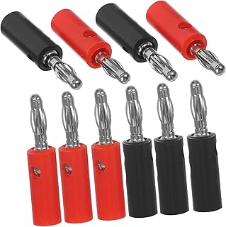 Generic Conector De Fio De Alto-Falante Conector De Áudio Banana Conector De Áudio Receptor De Vídeo Fornecimento De Conector De Plugue Banana Para Áudio Plugues Banana De 4Mm