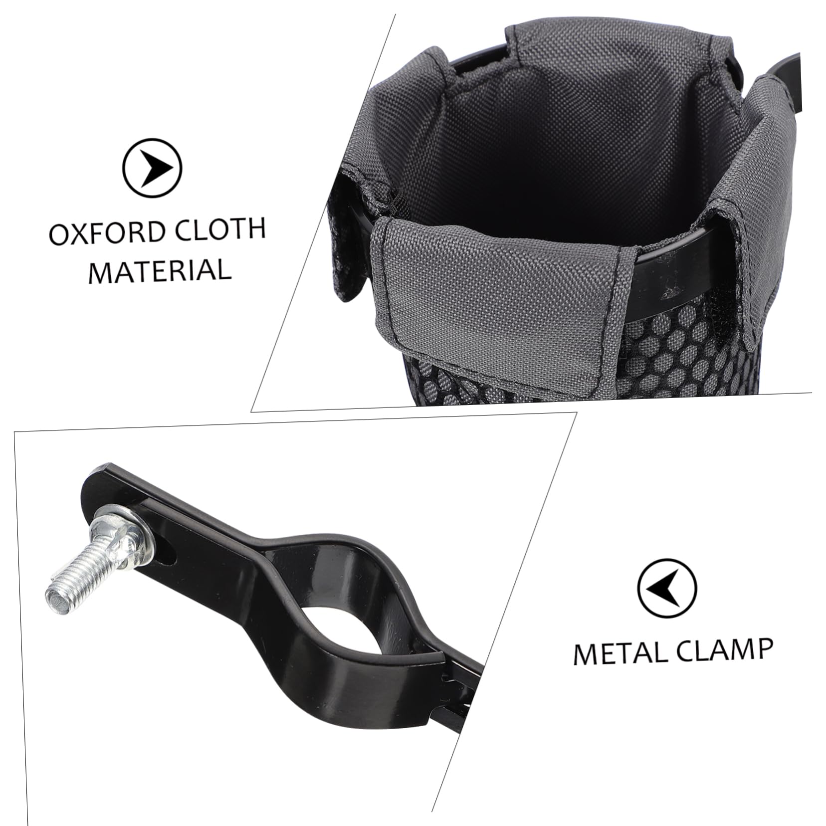 Abaodam Professional Drumstick Bag for Jazz Drum Set Sticks Bag Padded Liner Detachable Mesh Large Capacity Drumstick Barrel Holder for Outing Performances