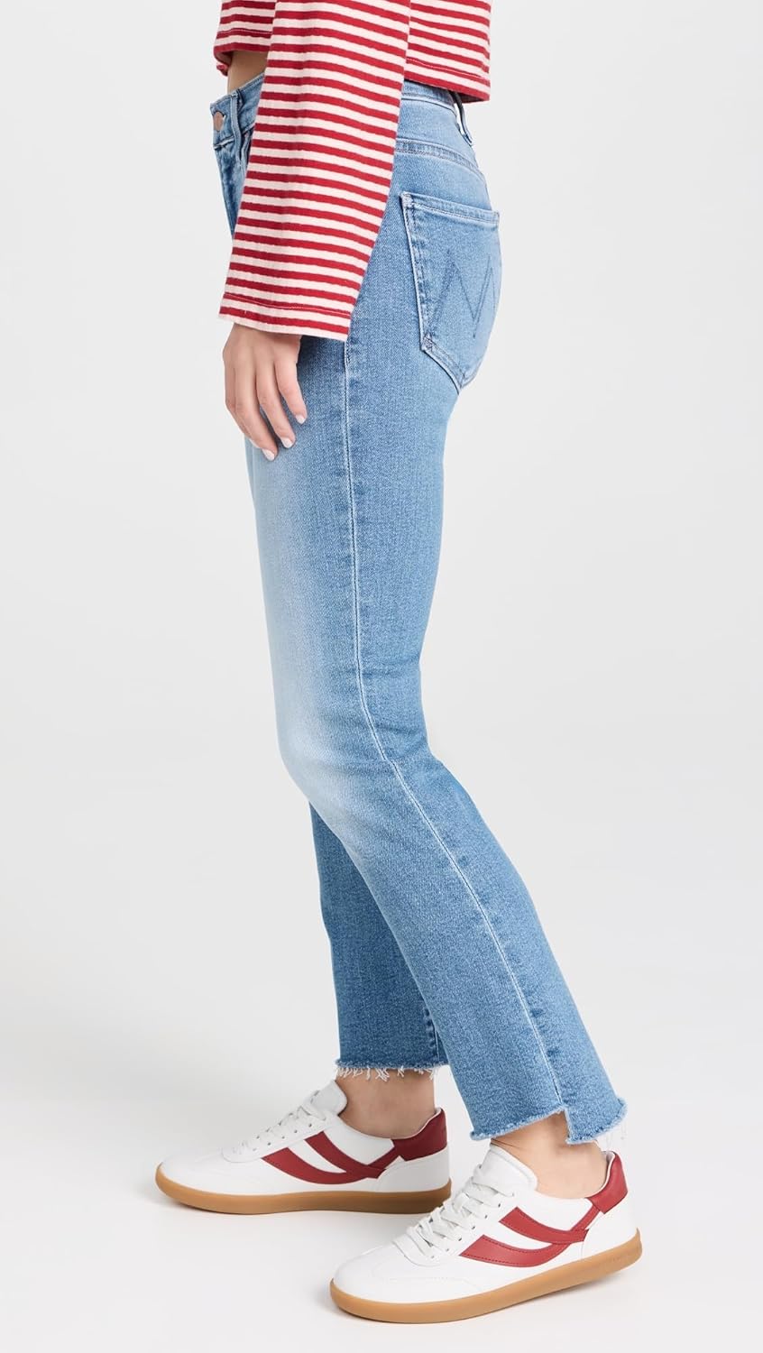 MOTHER Women's The Insider Crop Step Fray Jeans - Image 4