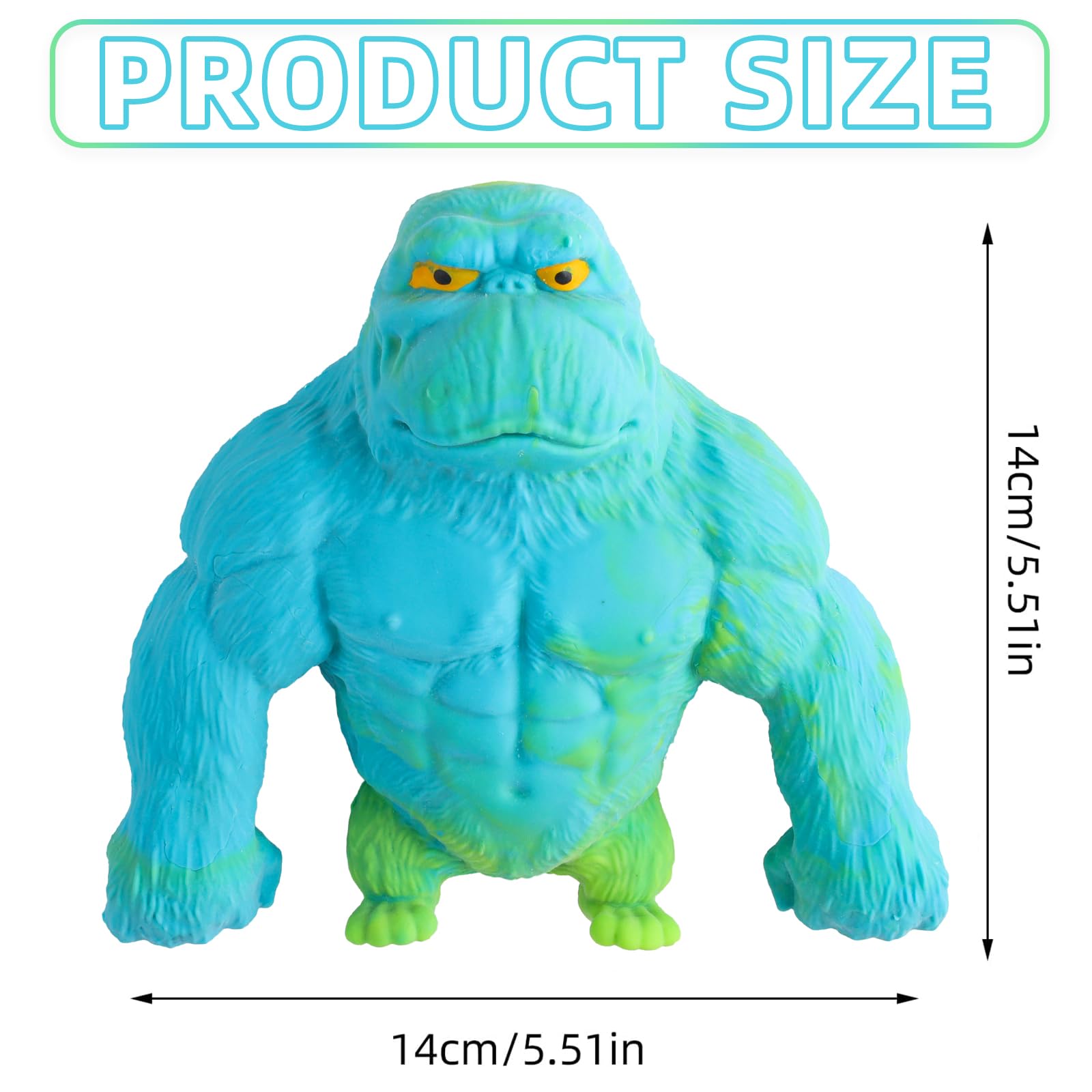 Het Stuk Speelgoed Van De Gorilla Stock Afbeelding - Image of grappig