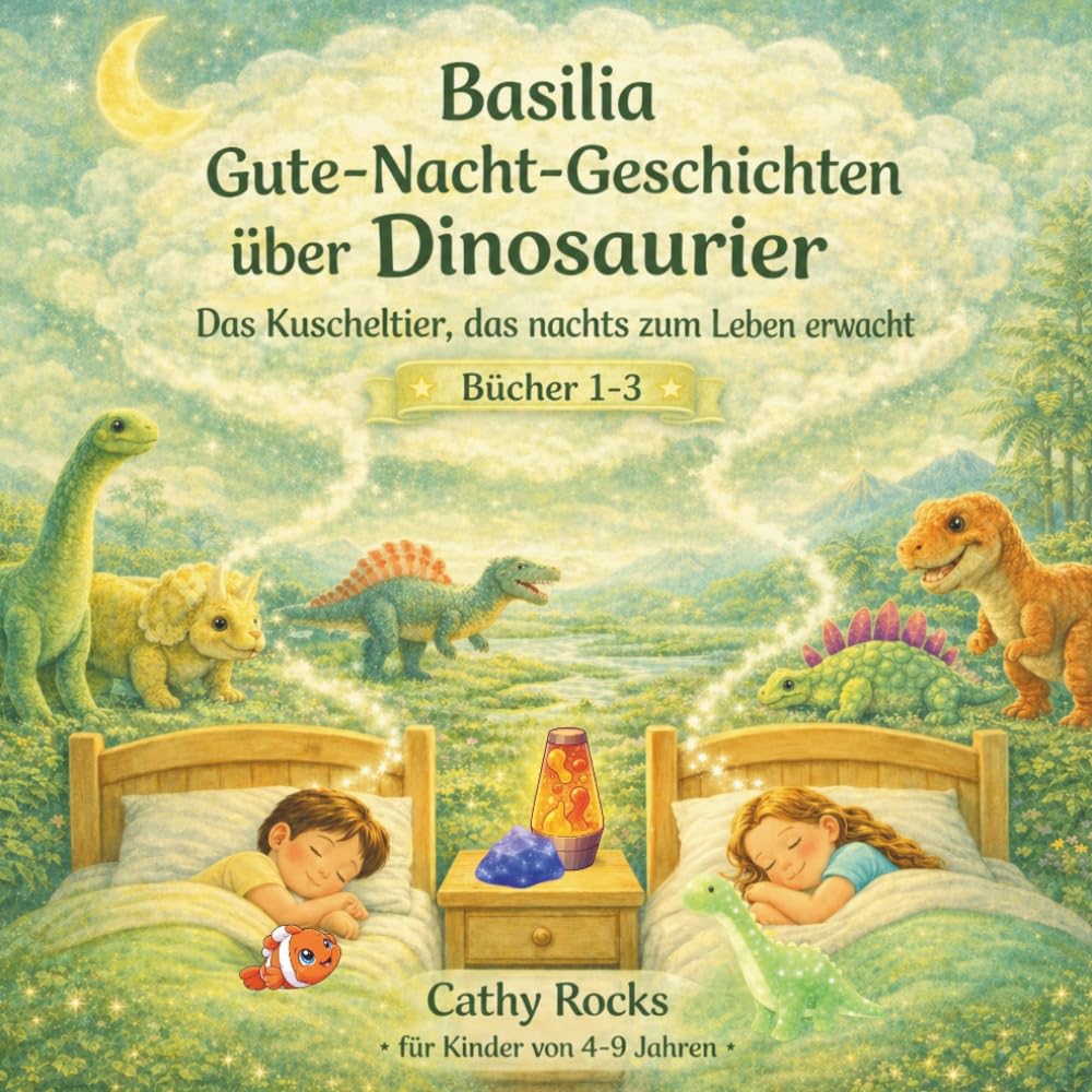 Basilia - Gute-Nacht-Geschichten über Dinosaurier: Sammelband 1 - Bücher 1-3