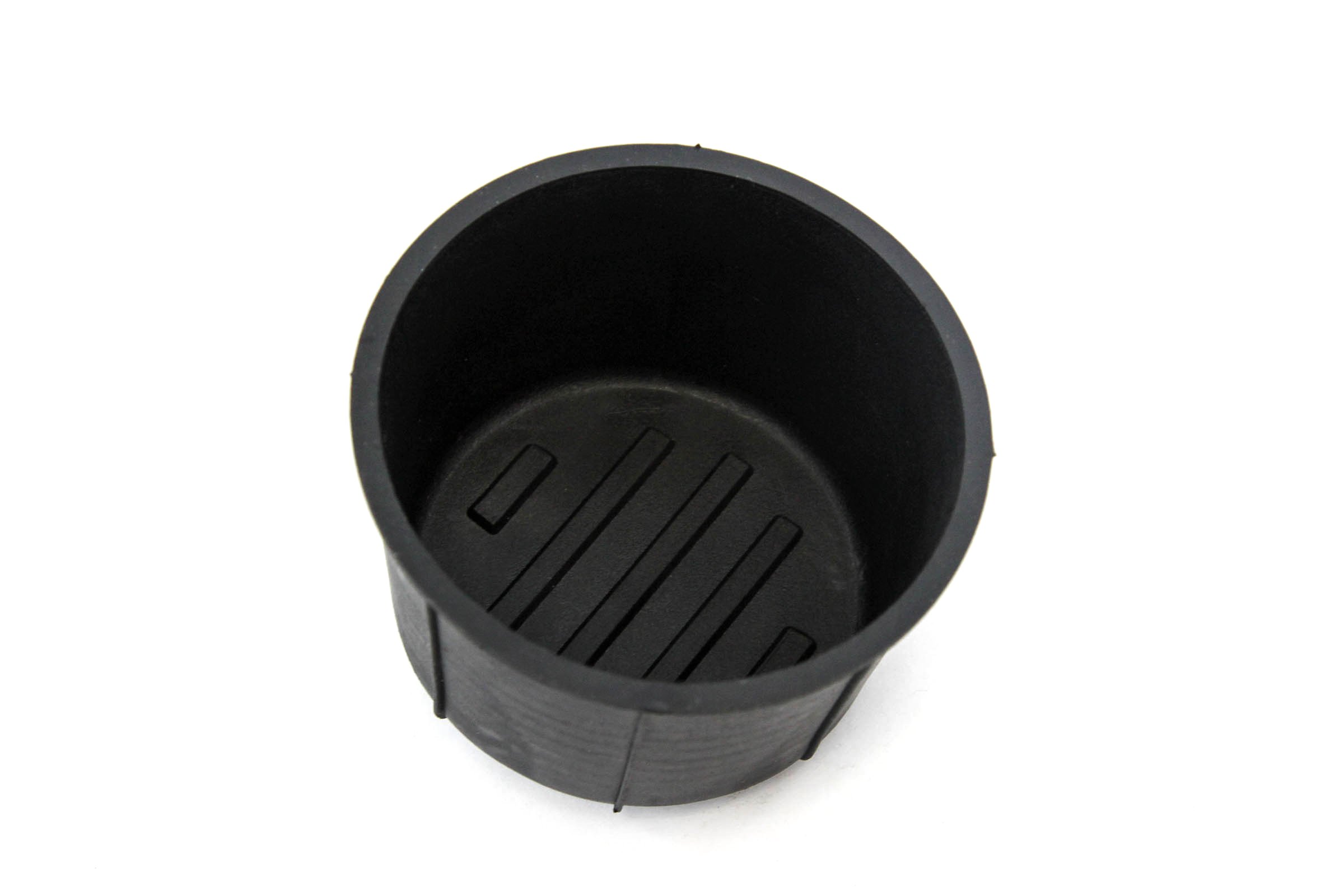 2-Pack Rear Center Console Cup Holder Inserts – Fits 2009-2014 Ford F-150 (Flow-Through Consoles) – Premium Rubber