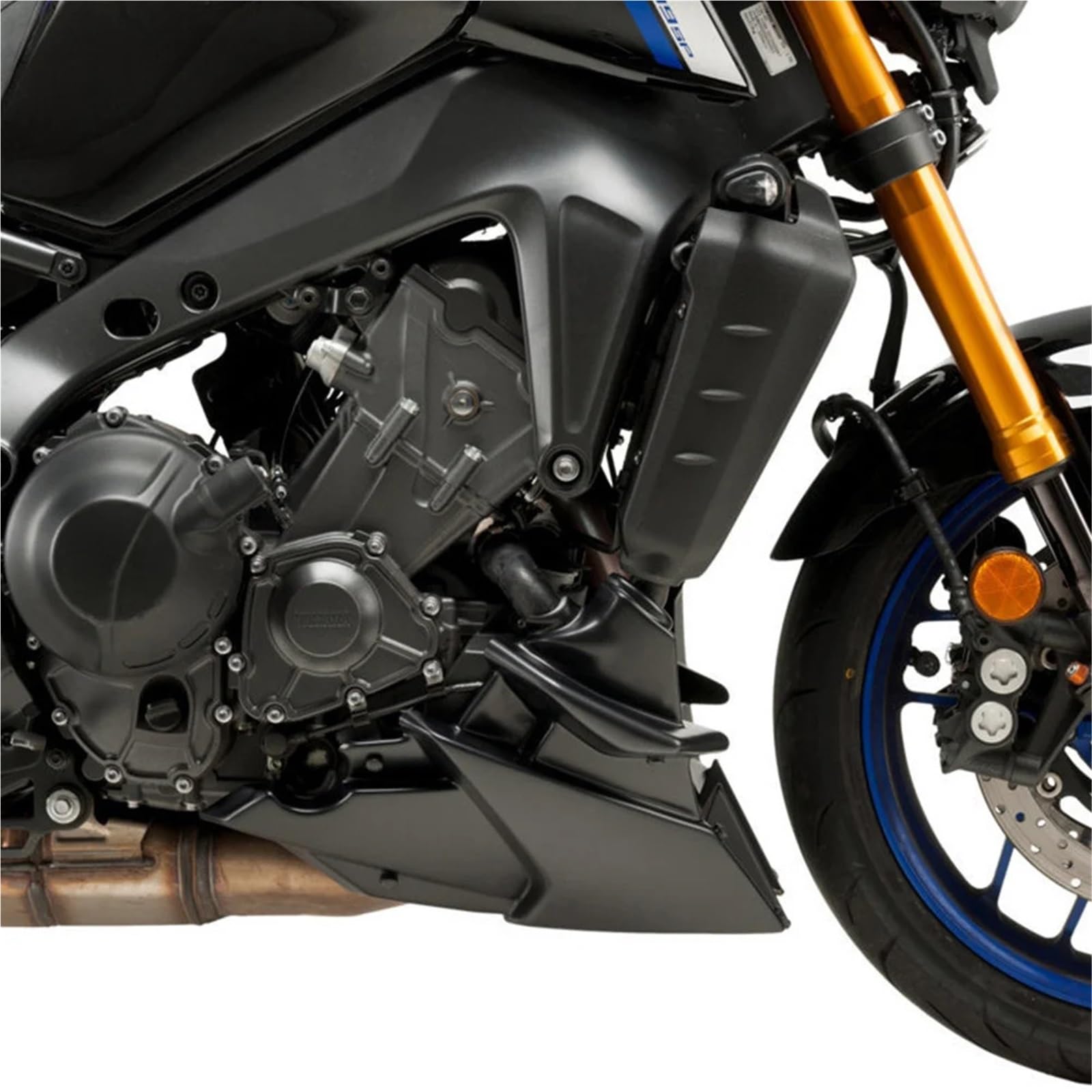 Ochraniacze na drążki zderzeniowe Pasuje do YAMAHA MT09 SP 2021-2024 TRACER 9 GT 900 Dolna osłona silnika Spoilery osłony podwozia Osłona miski olejowej Gmoli Motocyklowych(Black)