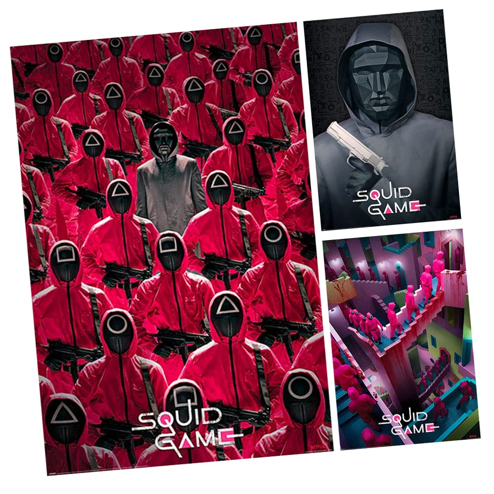 Pyramid International Crowd Squid Game Maxi Posters 3 Pack- Official Merchandise, Pp35009