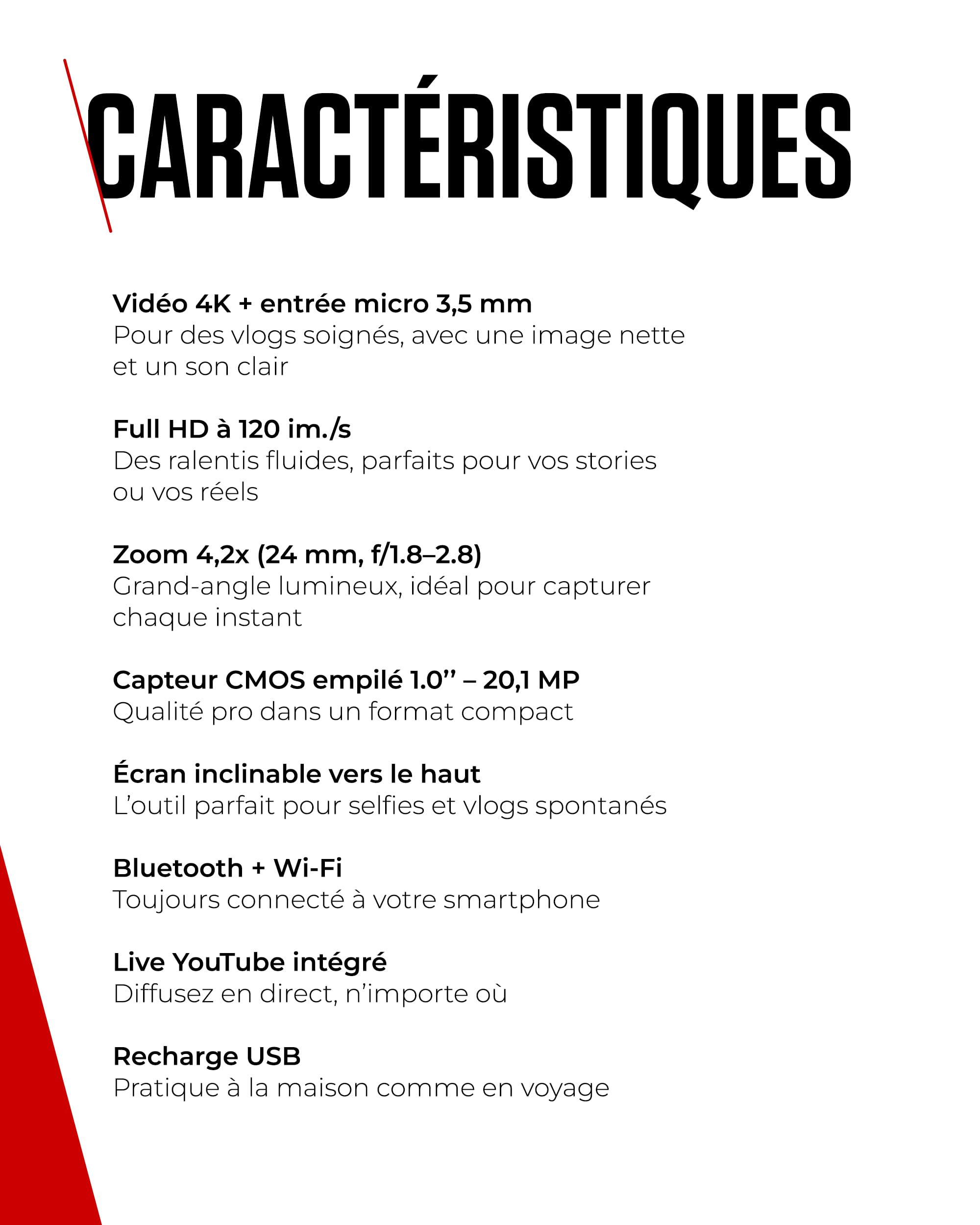 Canon PowerShot G7 X Mark III (Noir) - Appareil Photo numérique avec capteur 1 Pouce et vidéo 4K - Idéal pour Le vlog - Wi-FI et Bluetooth - Adopté par Les Créateurs Nomades