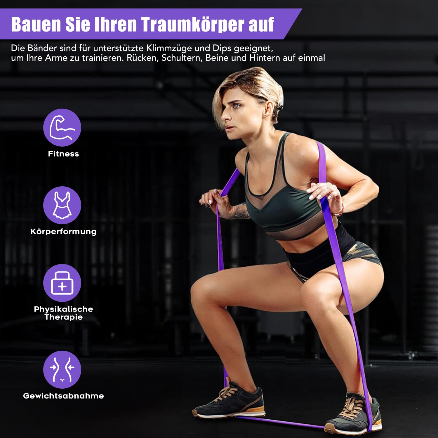 Poignée De Fitness, Renforcement De La Poignée, Bande De Tension Exercice Des Doigts Haltere Halterophilie Housse De Poignee En Silicone 88569636