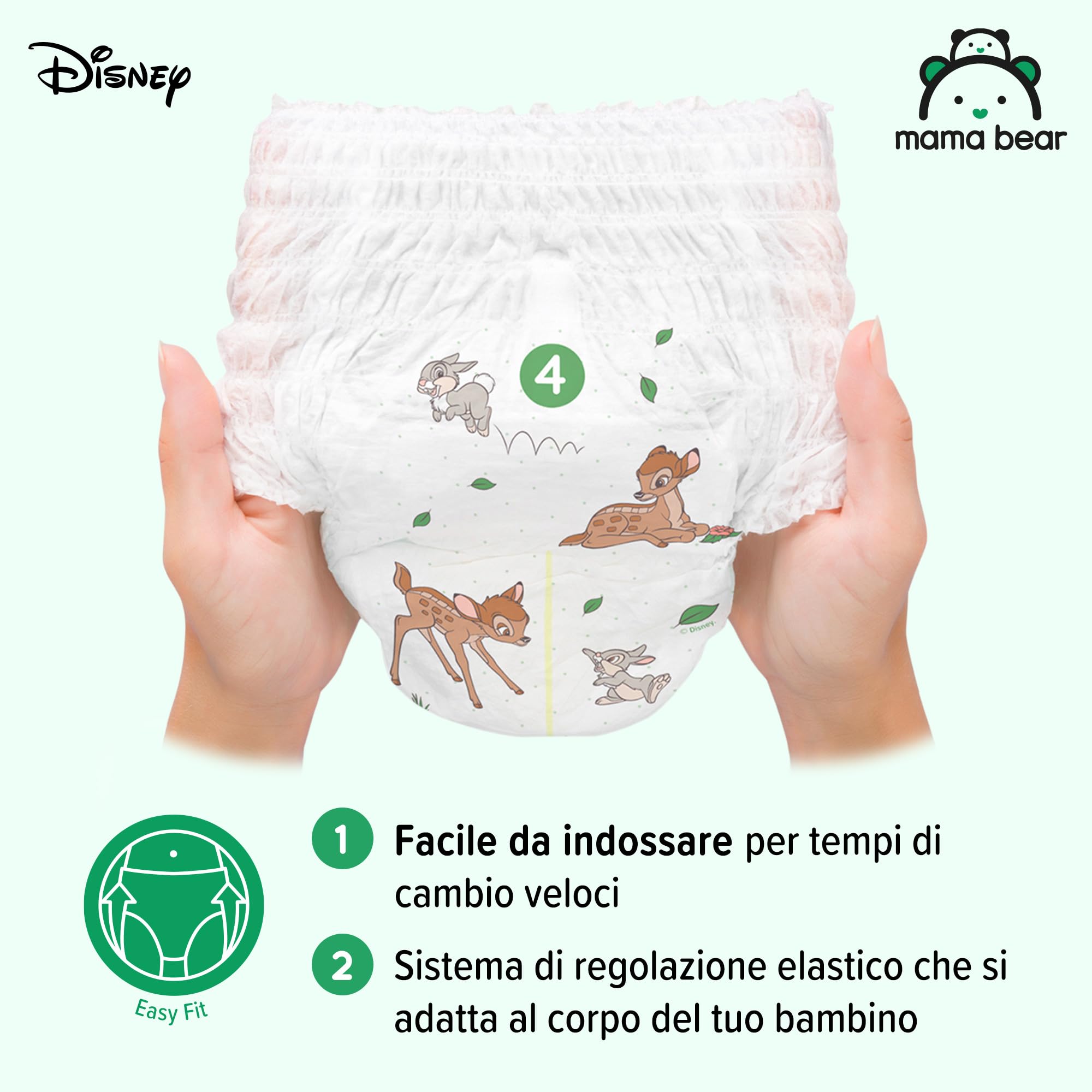 PAMPERS Harmonie Mutandine per pannolini Taglia 4, 24 pezzi, 9-15 kg -  Pannoloni a mutandina