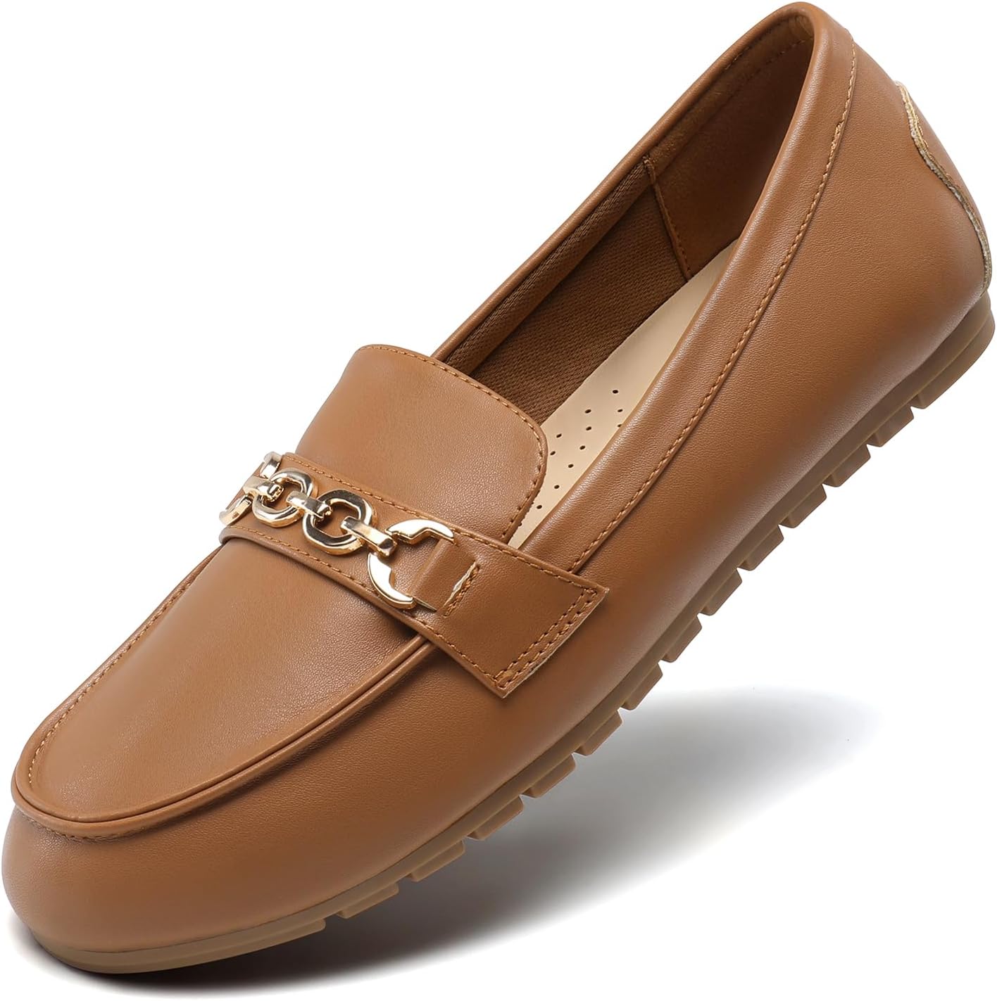 DREAM PAIRS Loafers for Women Casual Comfortable Slip On Flat Shoes Lightweight Leisure Work Shoes Comfort Walking Shoes
