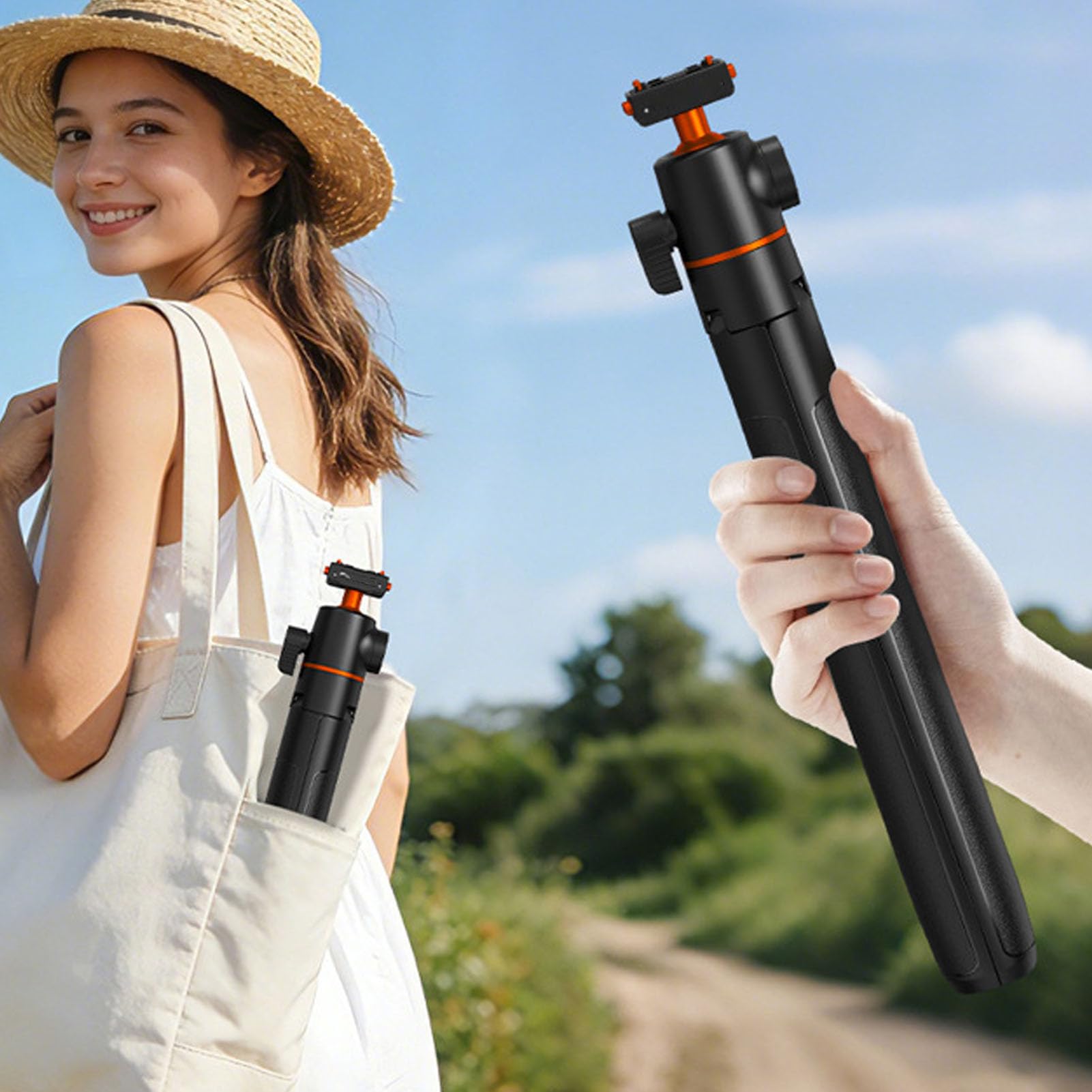 KIMISS Treppiede Magnetico per Selfie Stick con Telecomando
