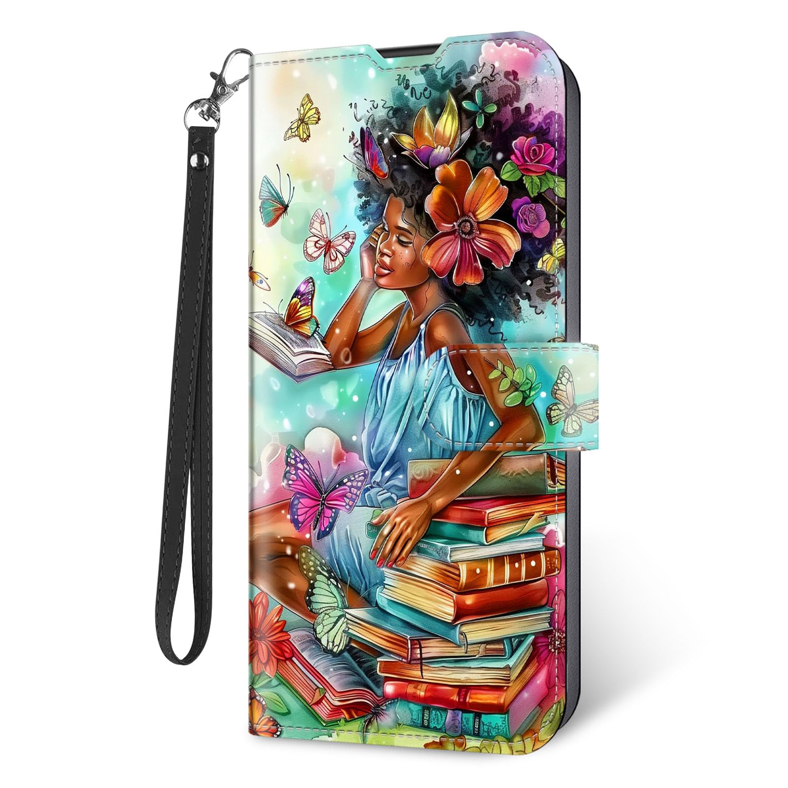 KUJKBFWJ Wallet Case for Motorola Moto G 5G 2025/2026/G Play 5G 2026 with RFID Blocking Credit Card Holder, Flip PU Leather Magnetic Closure Wrist