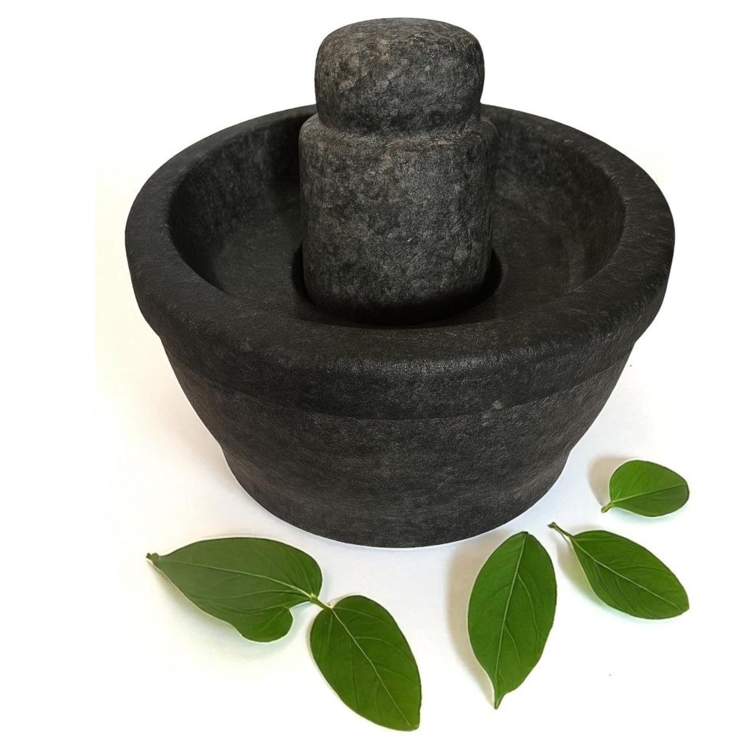 Lakshmi HandyCrafts Mortar and Pestle Set โ Heavy Asorted color Stone Okhli & Khalbatta for Traditional Indian Grinding