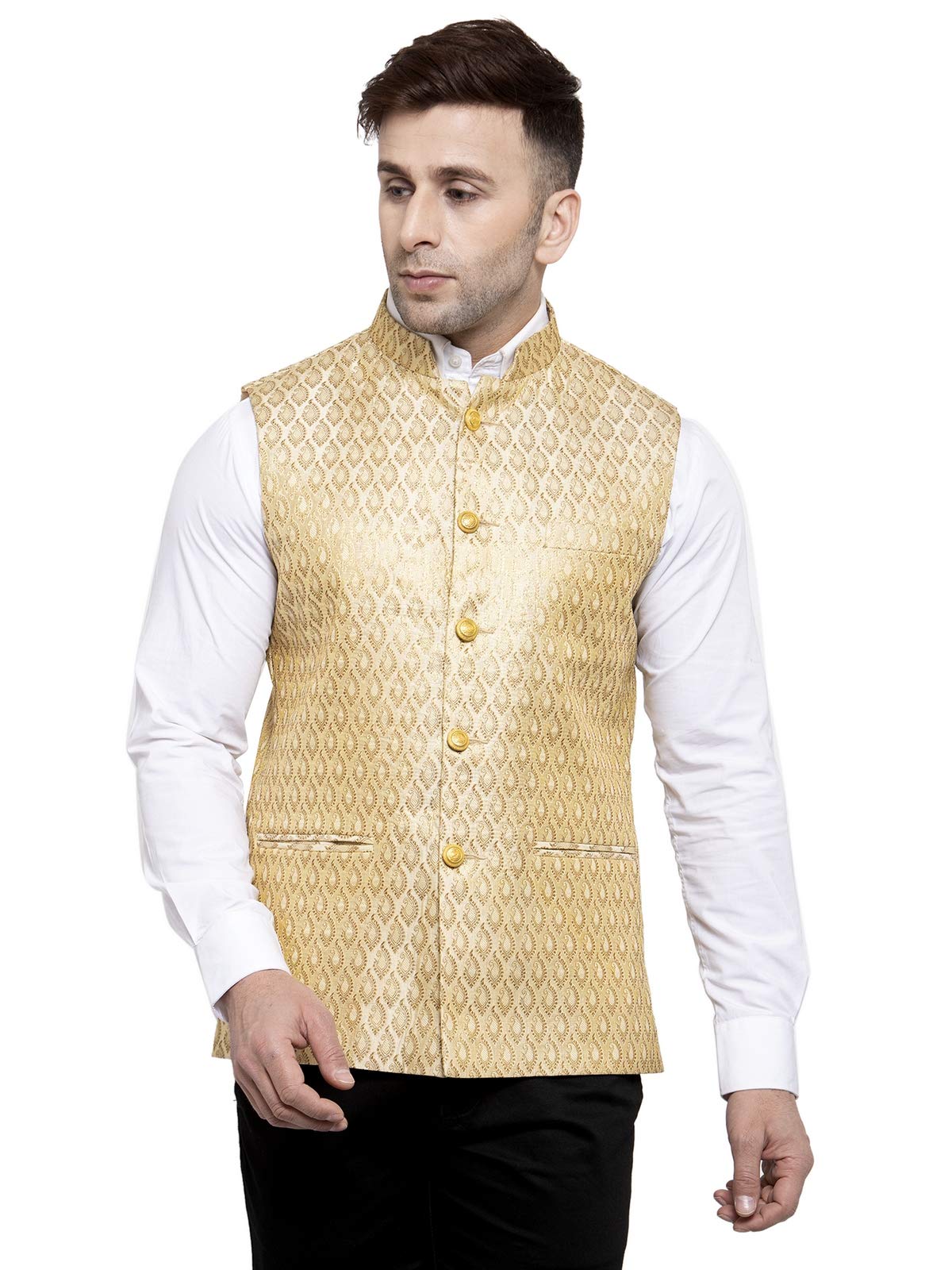 WINTAGE Rayon Bandhgala Nehru Jacket