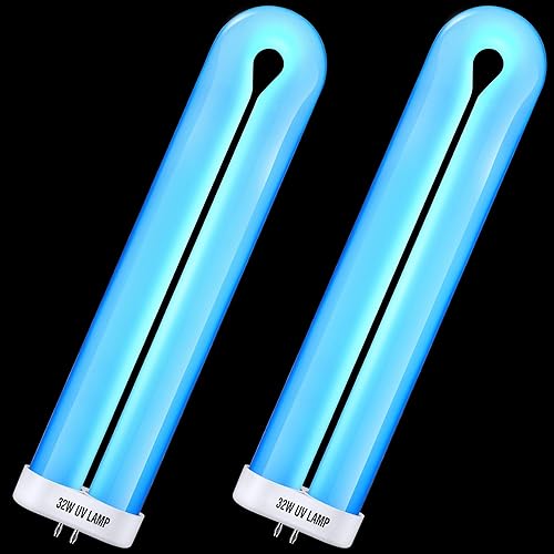 Miniatura 1 de Kittmip Bombillas de repuesto BF190 Bug Zapper de 10 pulgadas compatibles con Flowtron BK-40D, bombillas negras de 32 W, FUL32T8BL, 365 nm con luz