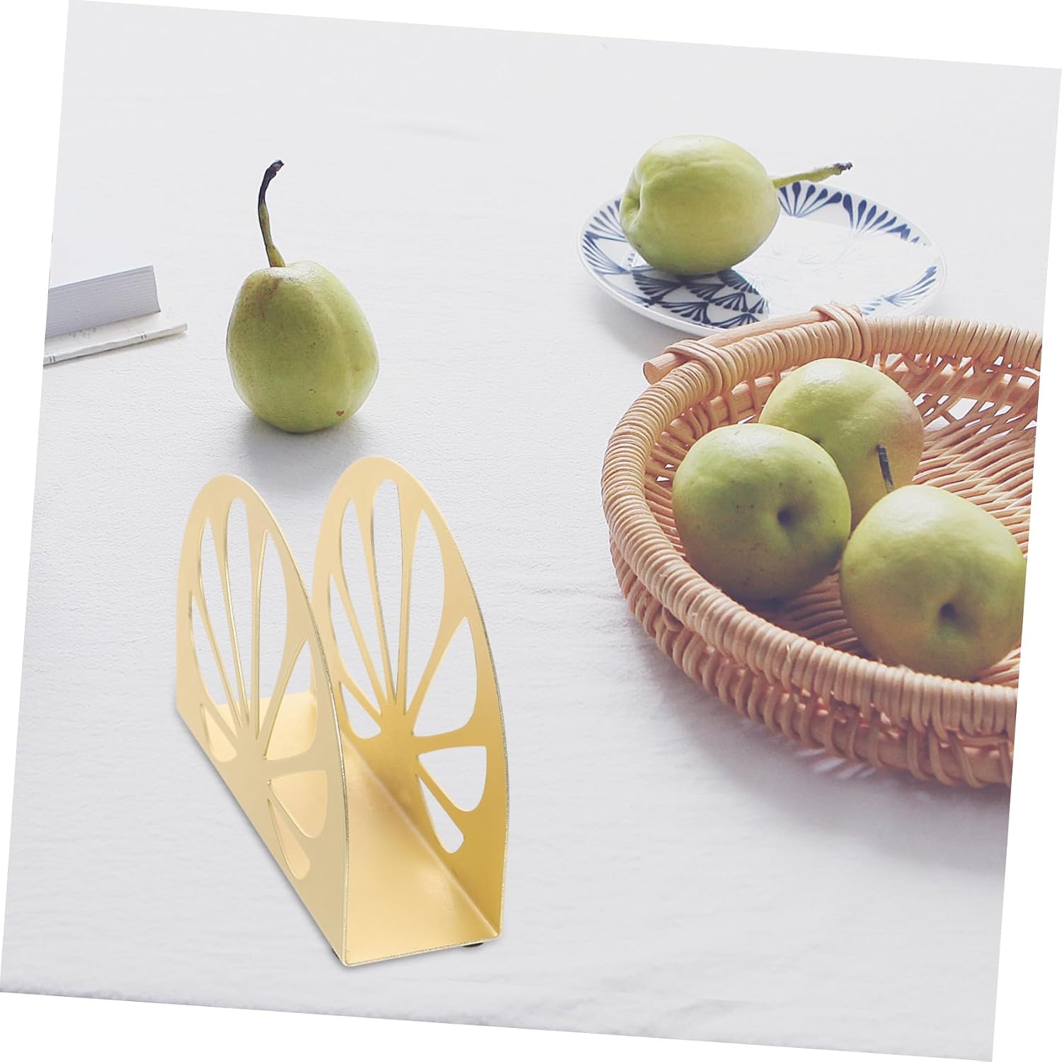 Retro Iron Napkin Holder Dispenser Stand for Kitchen Table